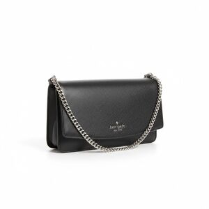 ✨ Kate Spade Black Saffiano Leather Crossbody Bag w/ Chain – Chic EUC Glam ✨